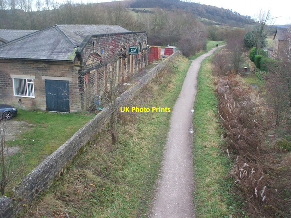 Photo 6"x4" Hassop railway station (site) Bakewell c2008