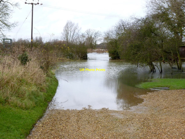 Photo 6"x4" The bottom of Mill Lane Alwalton c2012