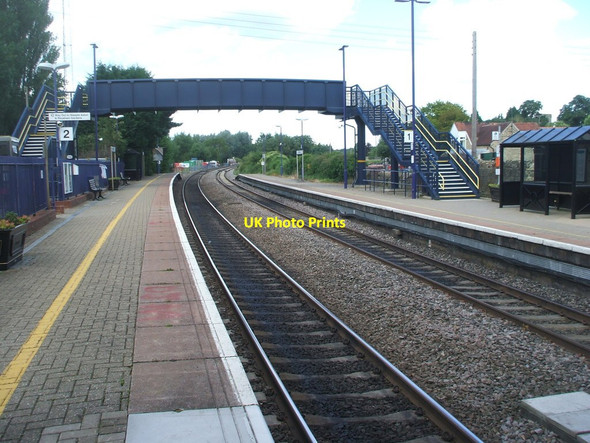 Photo 6"x4" Heyford railway station Lower Heyford c2009