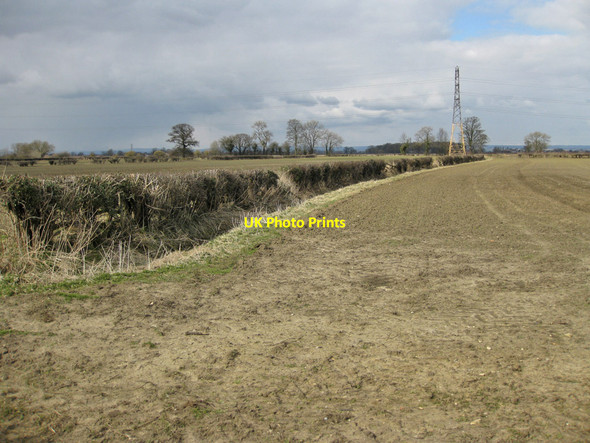 Photo 6"x4" Farmland and drainage Malton\/SE7871 c2013