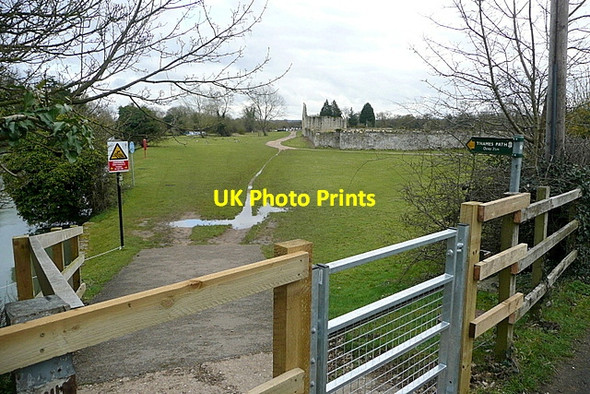 Photo 6"x4" Thames Path at Godstow Bridge Wolvercote c2013
