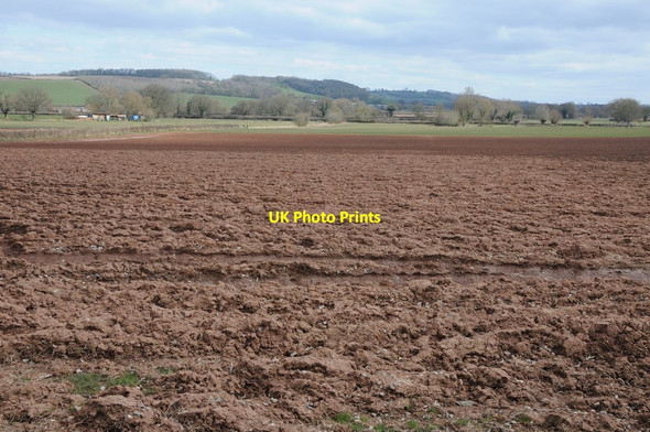 Photo 6"x4" Ploughed field near Upper Maund Common Pool Head\/SO5550 c2013