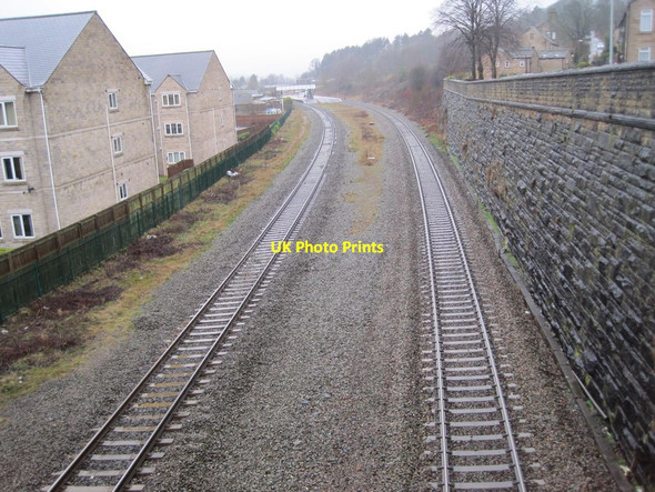 Photo 6"x4" Chinley 1st railway station (site) Chinley c2012