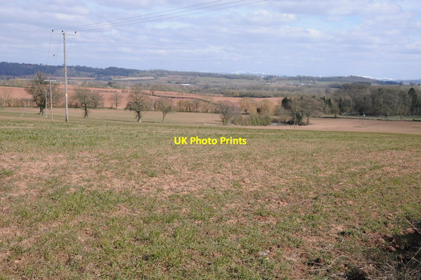 Photo 6"x4" View over the Frome valley Stretton Grandison c2013