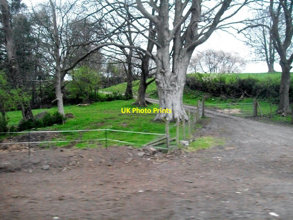 Photo 6"x4" Private farm entrance on the Newry Road Mayobridge c2012