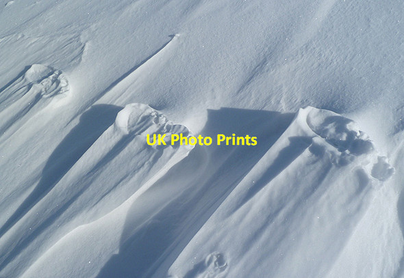 Photo 6"x4" Raised footprints on Foulshiels Hill Broadmeadows\/NT4130 c2013