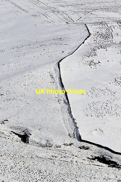 Photo 6"x4" A drystane dyke by the Long Philip Burn Broadmeadows\/NT4130 c2013