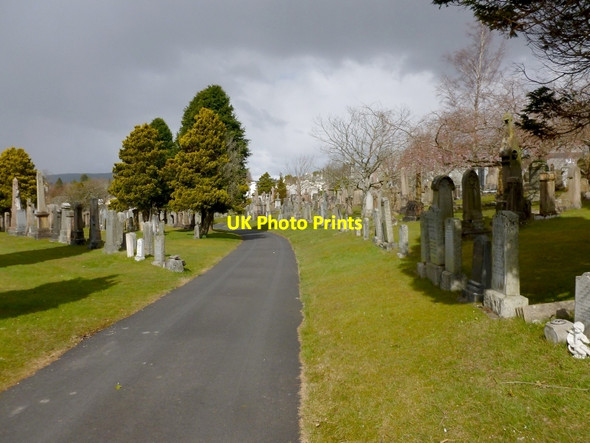Photo 6"x4" Helensburgh Cemetery Helensburgh c2013