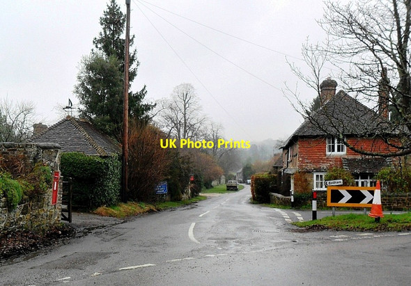 Photo 6"x4" Bedham Lane near Fittleworth Churchwood c2013