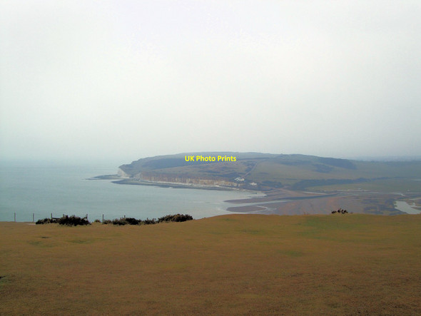 Photo 6"x4" Looking towards Cuckmere Haven Westdean c2013