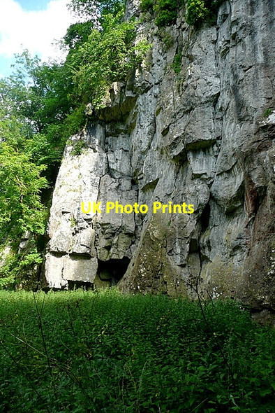 Photo 6"x4" Scarthin Rock Matlock c2012