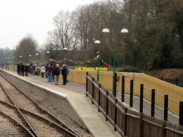 Photo 6"x4" New platform for the Bluebell Railway East Grinstead c2013