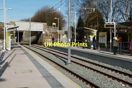 Photo 6"x4" Milnrow Metrolink Stop Milnrow c2013