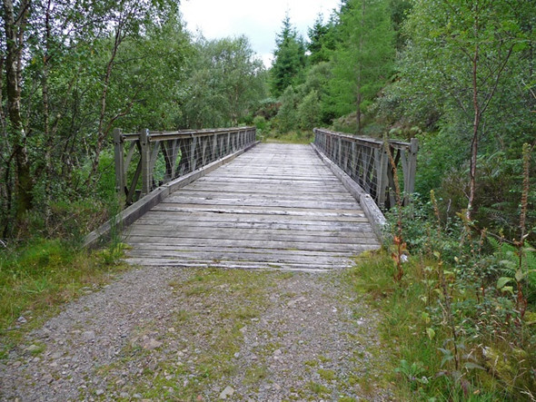 Photo 6"x4" Bridge over the Allt a' Choire Bhuidhe Kylerhea\/Caol Reatha c2008