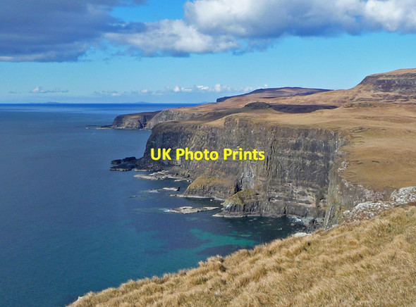 Photo 6"x4" Duirinish coast from Biod a' Mhurain Glen Ollisdal c2013