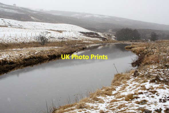 Photo 6"x4" Burn of Lochy Bridge of Brown c2013
