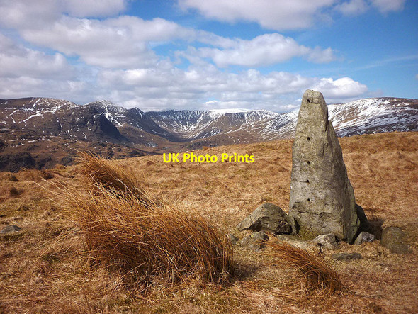 Photo 6"x4" The summit of Hollow Moor (426m) and the Kentmere fells Green Quarter c2013