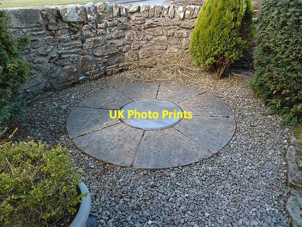 Photo 6"x4" A plaque in a Millennium garden, Denholm Denholm\/NT5618 c2013