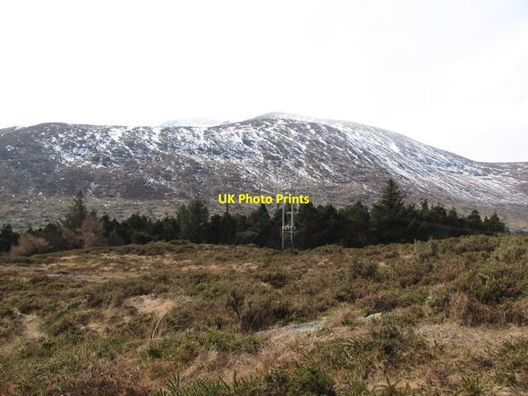 Photo 6"x4" The barren summit of Drinnahilly with Slievenamaddy and Shan Slieve in the background Newcastle\/J3732 c2013