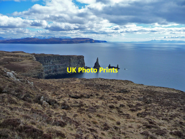 Photo 6"x4" On the cliff top west of Inbhir a' Gharraidh Inbhir a' Gharraidh c2013