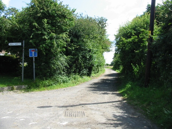 Photo 6"x4" Looking NE on outskirts of Church Hougham Church Hougham c2008