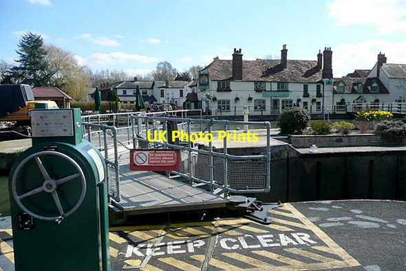 Photo 6"x4" Sandford Lock Sandford-on-Thames c2013