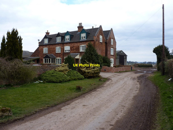 Photo 6"x4" Town Farm house Bretby c2013