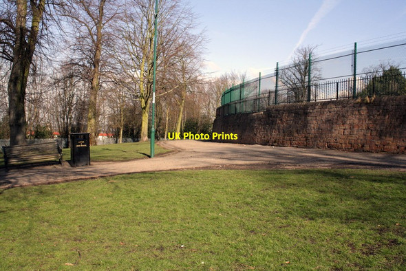 Photo 6"x4" Junction of Elm Avenue and path around Bellevue Reservoir Nottingham\/SK5641 c2013