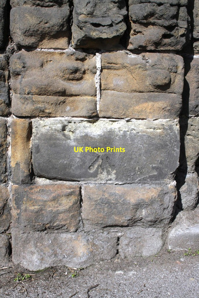 Photo 6"x4" Benchmark on wall on NW side of Woodborough Road Nottingham\/SK5641 c2013