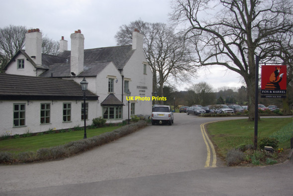 Photo 6"x4" The Fox & Barrel, Cotebrook Cotebrook c2013