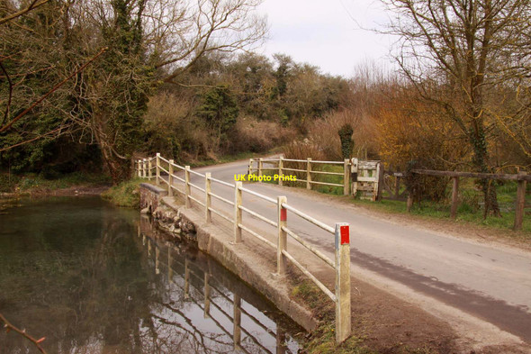 Photo 6"x4" Bassett Road crosses Letcombe Brook Letcombe Bassett c2013