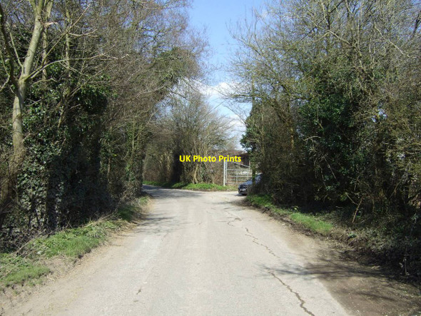 Photo 6"x4" Itchington Road heading north Itchington c2013