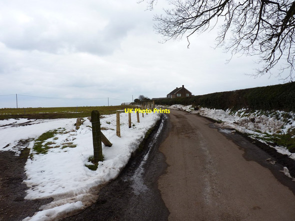 Photo 6"x4" Along the path to Hill Farm Bretby c2013