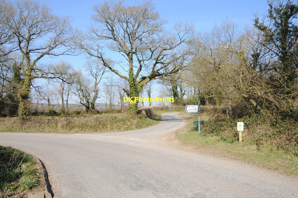 Photo 6"x4" Road junction in Coedcae Bancyfelin c2013