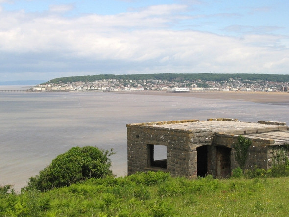 Photo 6"x4" Weston Bay Brean c2008