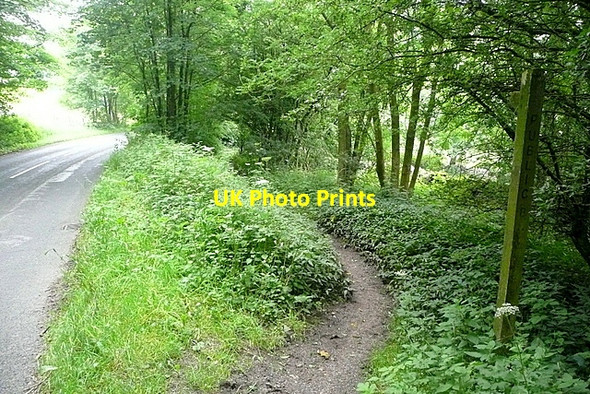Photo 6"x4" Start of the bridleway Newhaven\/SK1660 c2012