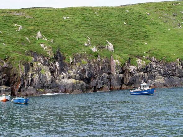 Photo 6"x4" Fishing boats in Brandon Creek Feohanagh\/Q3909 c2003