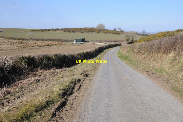 Photo 6"x4" Country road near Llangynog Ffynnon\/SN3516 c2013