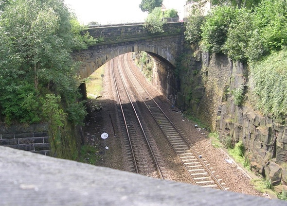 Photo 6"x4" View from Branch Street Bridge - Paddock Huddersfield c2008