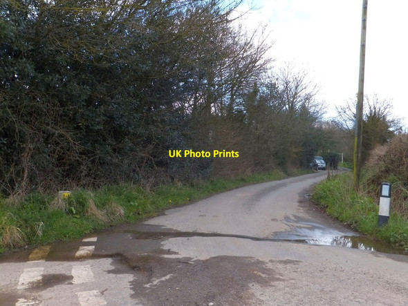 Photo 6"x4" Road to Lower Cheriton Lower Cheriton c2013