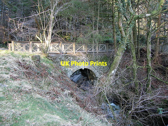 Photo 6"x4" Hafod - bridge across the Nant Peiran Cwmystwyth c2013