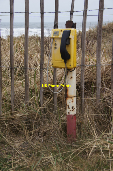Photo 6"x4" Emergency telephone, West Sands Road, St Andrews St Andrews c2013