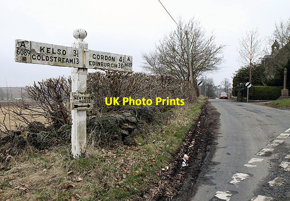 Photo 6"x4" A minor road at Nenthorn Nenthorn c2013