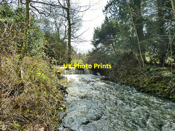 Photo 6"x4" Weir, Dyrham Park Dancers Hill c2013