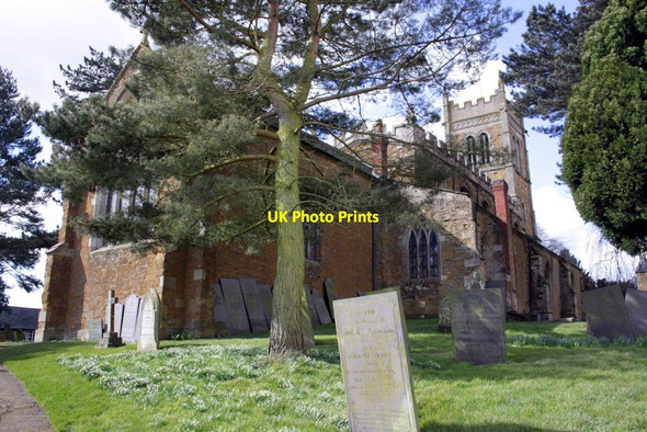 Photo 6"x4" St Egelwin's Church and churchyard Scalford c2013