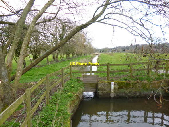 Photo 6"x4" Harnham, irrigation Salisbury c2013