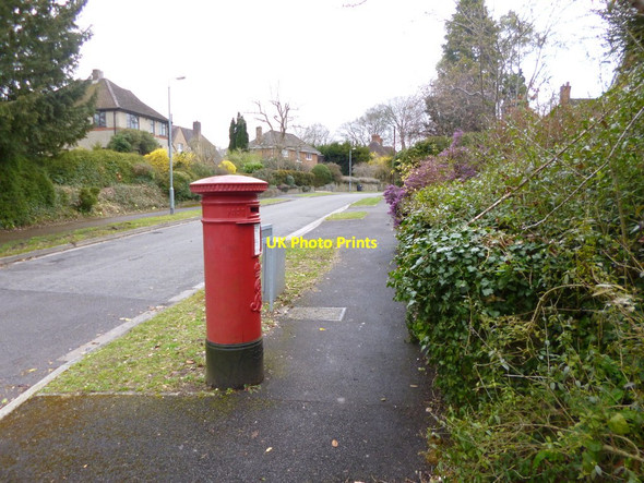 Photo 6"x4" Harnham, postbox Salisbury c2013