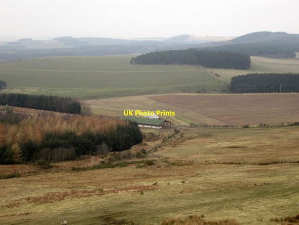 Photo 6"x4" Looking north west from The Ringses hill fort Doddington\/NT9932 c2013