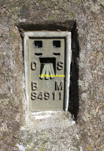 Photo 6"x4" Benchmark on the Eastwell trig point Eastwell\/SK7728 c2013