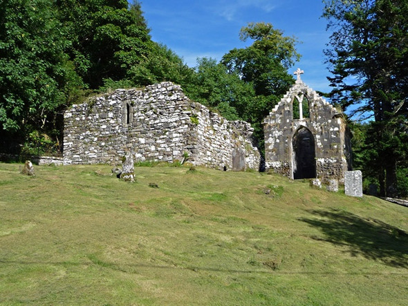 Photo 6"x4" St. Maol-luag's Chapel Clachan\/NG5436 c2008